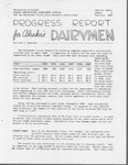 Progress Report for Alaska's Dairymen by William J. Sweetman