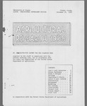 Agricultural Research 1958 by N/A N/A