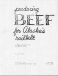 Producing Beef for Alaska's Railbelt by Dale A. Saudners