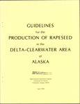 Guidelines for the Production of Rapeseed in the Delta-Clearwater Area of Alaska by N/A N/A