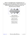 Rates and Methods of Application of Nitrogen and Phosphorus for Commercial Field Production of Head Lettuce in Southcentral Alaska by James L. Walworth, Donald E. Carling, and Raymond G. Gavlak