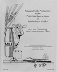 Potential Milk Production in the Point MacKenzie Area of Southcentral Alaska by Wayne C. Thomas and J. Michael Harker