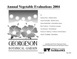 Annual Vegetable Evaluations 2004 by Zachary Baer, Lauren Esmailka, Alexis Reifenstuhl, Etta Gardener, Jan Hanscom, Patricia S. Holloway, and Grant E. Matheke