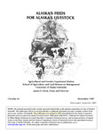 Alaska's Feeds for Alaska's Livestock by Fred Husby and Ken Krieg