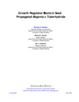 Growth Regulator Effects in Seed Propagated Begonia x Tuberhybrida by Meriam G. Karlsson, Jeffrey W. Werner, and Jan T. Hanscom
