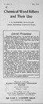 Chemical Weed Killers and Their Use by C.H. Dearborn