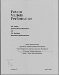 Potato Variety Performance by D.E. Carling and P.C. Westphale