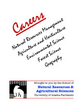 Careers: Natural Resources Management, Agriculture and Horticulture, Environmental Science, Forest Science, Geography by N/A N/A