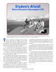 Students Afield! Natural Resources Management 290 by N/A N/A