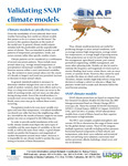 Validating SNAP climate models by N/A N/A