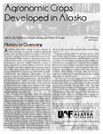 Agronomic Crops Developed in Alaska by Bob M. Van Veldhuizen, Mingchu Zhang, and Charles W. Knight