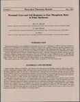 Perennial Grass and Soil Responses to Four Phosphorus Rates at Point MacKenzie by Wm. W. Mitchell, G. Allen Mitchell, and D. Helm