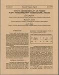 Effects of Soil Fertility on Potato Plant Development in the Matanuska Valley by James L. Walworth, Raymond G. Gavlak, and June E. Muniz