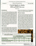 Canola Quality in Alaska, 2004 and 2005 Harvests by Hans Geier