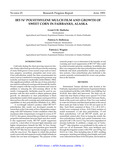 IRT-76® POLYETHYLENE MULCH FILM AND GROWTH OF SWEET CORN IN FAIRBANKS, ALASKA by Grant E.M. Matheke, Patricia S. Holloway, and Patricia J. Wagner