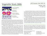 Vegetable Trials 2006 by Grant E.M. Matheke, Jan Hanscom, Patricia S. Holloway, and Etta Gardiner