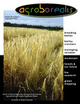 Agroborealis, Vol. 38, No. 2 (Winter 2006-2007) by School of Natural Resources and Agricultural Sciences