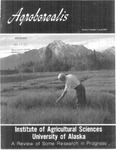 Agroborealis, Vol. 07, No. 1 (June 1975) by Institute of Agricultural Sciences