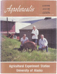 Agroborealis, Vol. 12, No. 1 (January 1980) by Agricultural Experiment Station