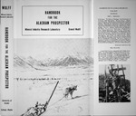 Handbook for the Alaskan Prospector by Ernest Wolff