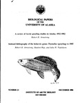 A review of Arctic grayling studies in Alaska, 1952-1982 by Robert H. Armstrong