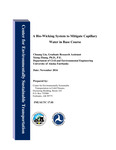 A Bio-Wicking System to Mitigate Capillary Water in Base Course by Chuang Lin and Xiong Zhang