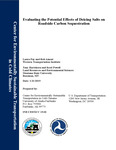 Evaluating the Potential Effects of Deicing Salts on Roadside Carbon Sequestration by Laura Fay, Rob Ament, Tony Hartshorn, and Scott Powell