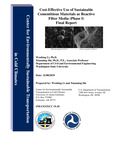 Cost-Effective Use of Sustainable Cementitious Materials as Reactive Filter Media (Phase I) by Wenbing Li and Xianming Shi