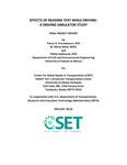 Effects of Reading Text While Driving: A Driving Simulator Study by Panos Prevedouros, M. Mintu Miah, and Eftihia Nathanail