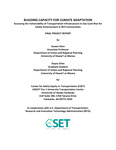 BUILDING CAPACITY FOR CLIMATE ADAPTATION Assessing the Vulnerability of Transportation Infrastructure to Sea Level Rise for Safety Enhancement in RITI Communities by Suwan Shen and Dayea Shim