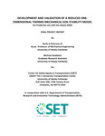 Development and validation of a reduced one-dimensional thermos-mechanical soil stability model for predictive use with the Alaska RWIS by Rorik Peterson and Michael Stoddard