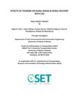 EFFECTS OF TOURISM ON RURAL ROADS & RURAL DELIVERY WITH CAV by Roger Chen, Cody Tallman, Preston Garcia, Tribikram Rajaure, Panos Prevedouros, and Rafaela De Melo Barros