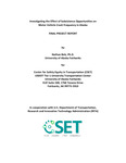 Investigating the Effect of Subsistence Opportunities on Motor Vehicle Crash Frequency in Alaska by Nathan Belz