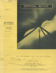 An HF sweep frequency study of the arctic ionosphere by Howard F. Bates