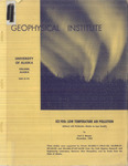 Ice Fog: Low Temperature Air Pollution; Defined with Fairbanks, Alaska as type locality by Carl S. Benson