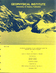 Historical references to ice conditions along the Beaufort Sea coast of Alaska by Lewis H. Shapiro, Ronald C. Metzner, and Kenneth Toovak