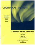 A Reconnaissance Snow Survey of Interior Alaska by Carl S. Benson