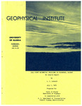 Cold start automotive emissions in Fairbanks, Alaska : an interim report by L. E. Leonard