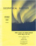Hourly values of the auroral electrojet activity index AE for 1963 by Carol Echols, Y. S. Wong, and T. Neil Davis