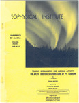 Telluric, geomagnetic, and auroral activity on Arctic drifting stations and at Pt. Barrow by V. P. Hessler