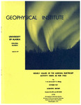 Hourly values of the auroral electrojet activity index AE for 1962 by T. Neil Davis and Y. S. Wong