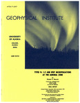 Types Pc 1-2 and IPDP micropulsations at the auroral zone by Richard R. Heacock