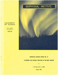 Latitudinal and seasonal variations in the night airglow by T. Neil Davis and L. L. Smith