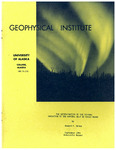 The determination of the diurnal variation of the auroral belt by radio means by Howard F. Bates