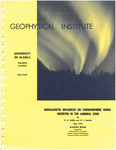 Geomagnetic influences on thermospheric winds observed in the auroral zone by Donald Douglas Wallis and Gerald J. Romick