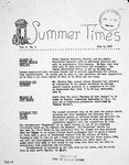 Summer Times Vol. 10, No. 3 (July 5, 196) by N/A N/A