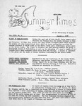 The Good Old Summer Times of the University of Alaska, Vol. 08, No. 5 ( August 4, 1958) by N/A N/A