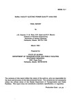 Rural Facility Electric Power Quality Analysis by J.D. Aspnes, Y. Q. Zhao, B.D. Spell, and R.P. Merrit