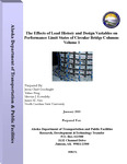 The Effects of Load History and Design Variables on Performance Limit States of Circular Bridge Columns by Jason Chad Goodnight, Yuhao Feng, Mervyn J. Kowalsky, and James M. Nau