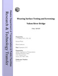 Wearing Surface Testing and Screening: Yukon River Bridge by J. L. Hulsey, Richard Ward, and Elliott Anderson